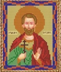 Набор для вышивания бисером ВБ-194 "Икона Святого Богдана"