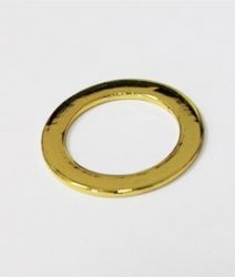 Кольцо металлическое №6352 золото