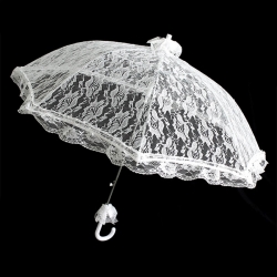 Кружевной свадебный зонт HS-15