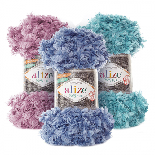 Пряжа Alize Puffy Fur Пряжа Alize Puffy Fur
