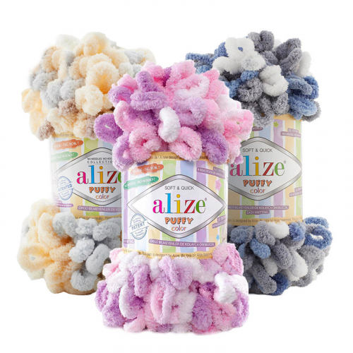 Пряжа Alize Puffy Color Пряжа Alize Puffy Color