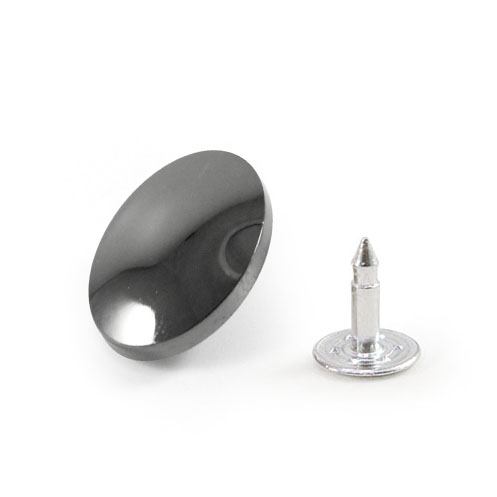 Пуговица джинсовая В46 (чёрн.) 17 мм 1/50 шт