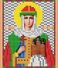 Набор для вышивания бисером 7716Л "Св. Ольга"