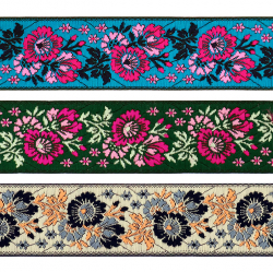 Тесьма жаккард №R4698 ш.3 см 1/9 м